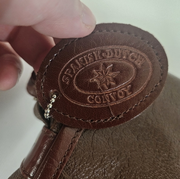 Paolo Piccolo Brown Genuine Leather Satchel Bag! - Picture 4 of 11